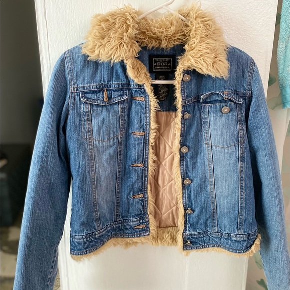 Arizona COZY FUR LINED DENIM JACKET (Girls) - Picture 11 of 11